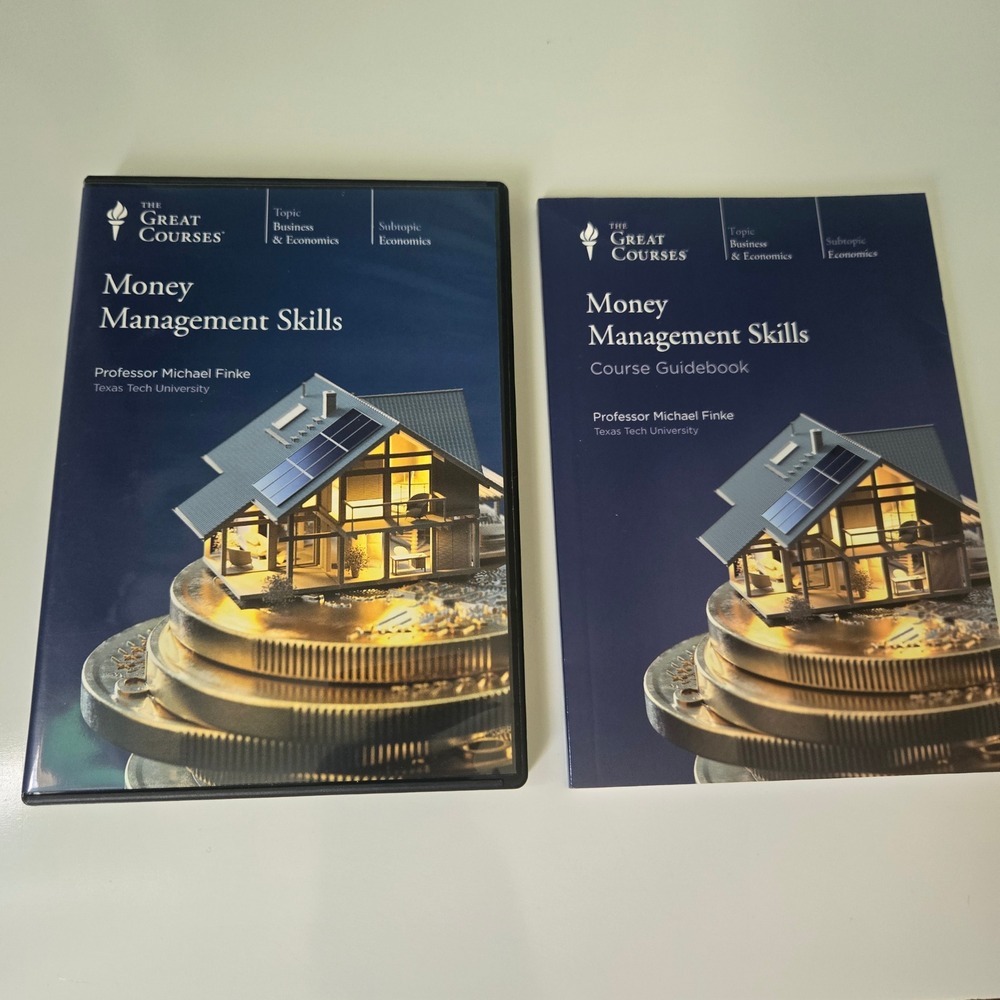 The Great Courses Money Management Skills DVD & Guidebook Michael Finke 5231